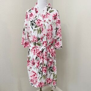 Show Me Your Mumu Floral Robe One Size Garden of Blooms Belted